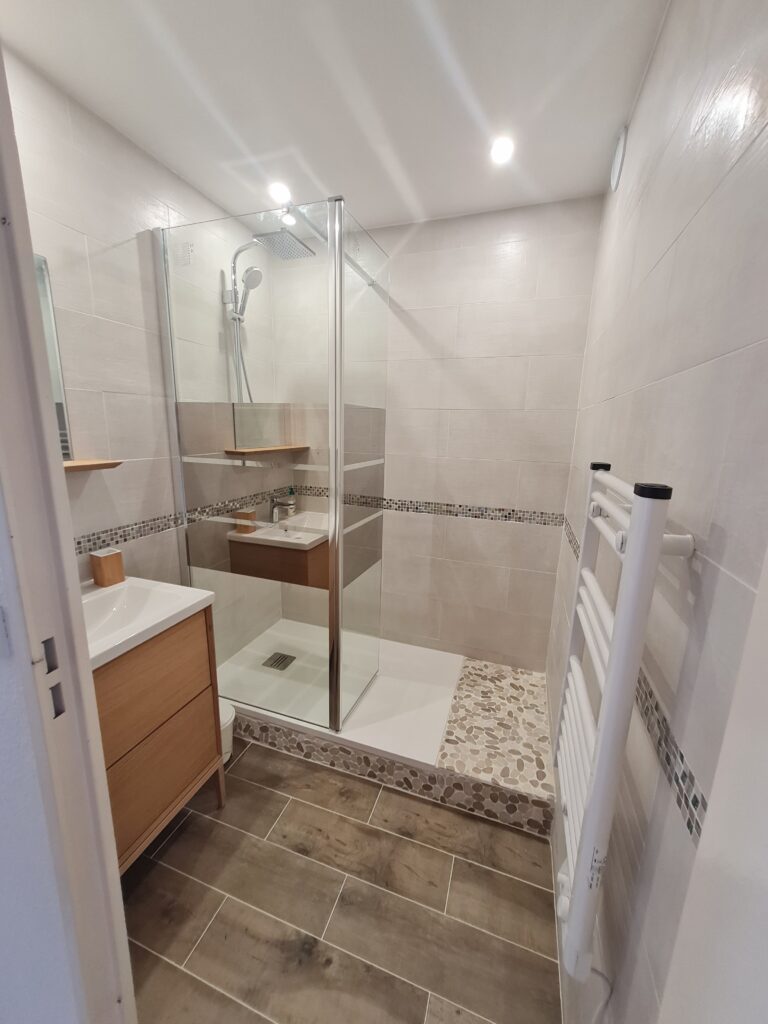 location appartement salle de bain douche